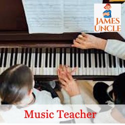 Music teacher Miss. Nayanika Chatterjee in Ariadaha